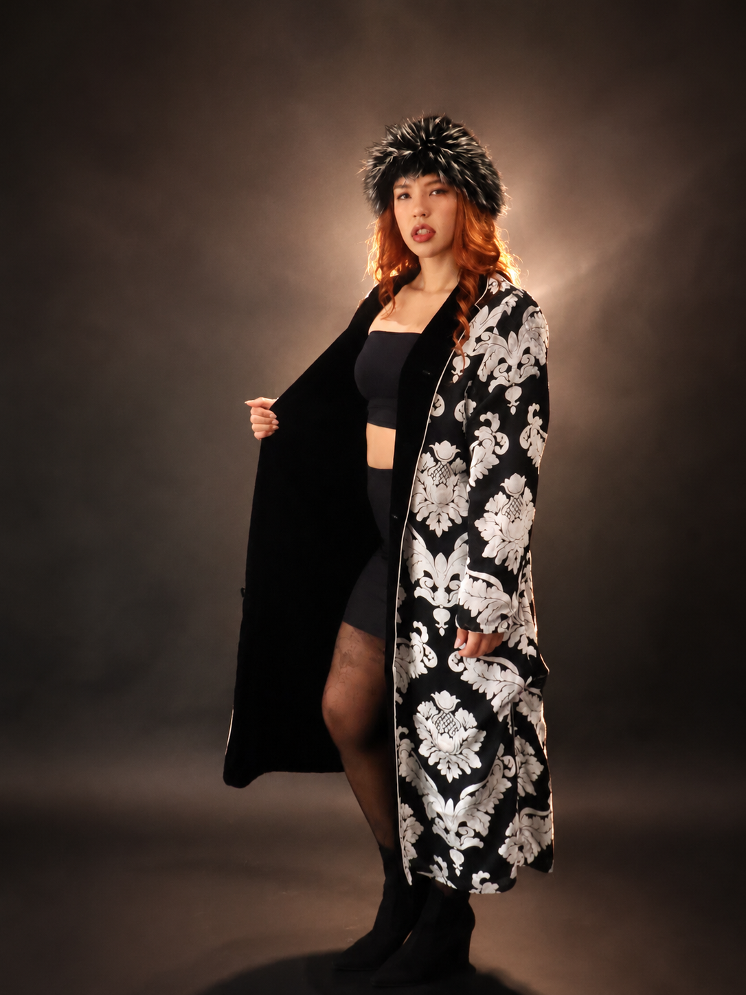 The Audrey Velvet Coat